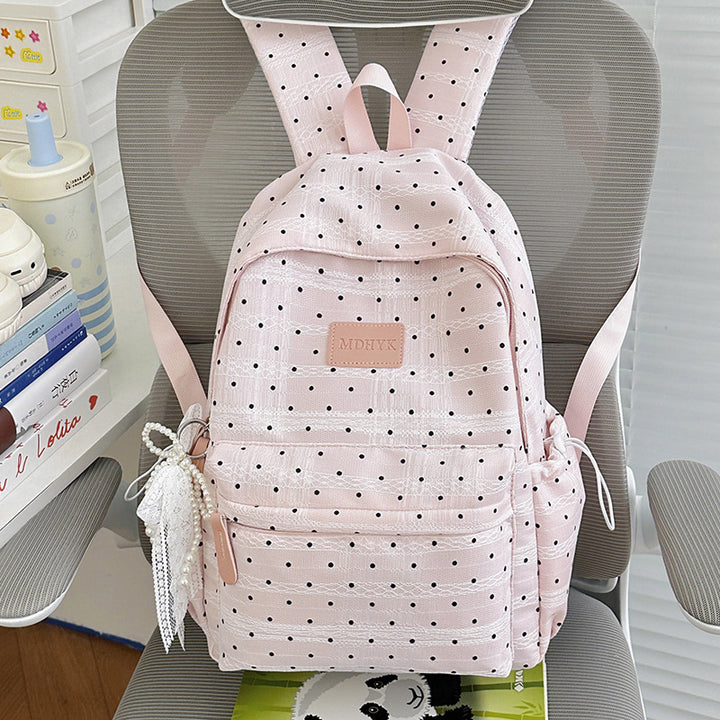 Chic Textured Mini School Backpack