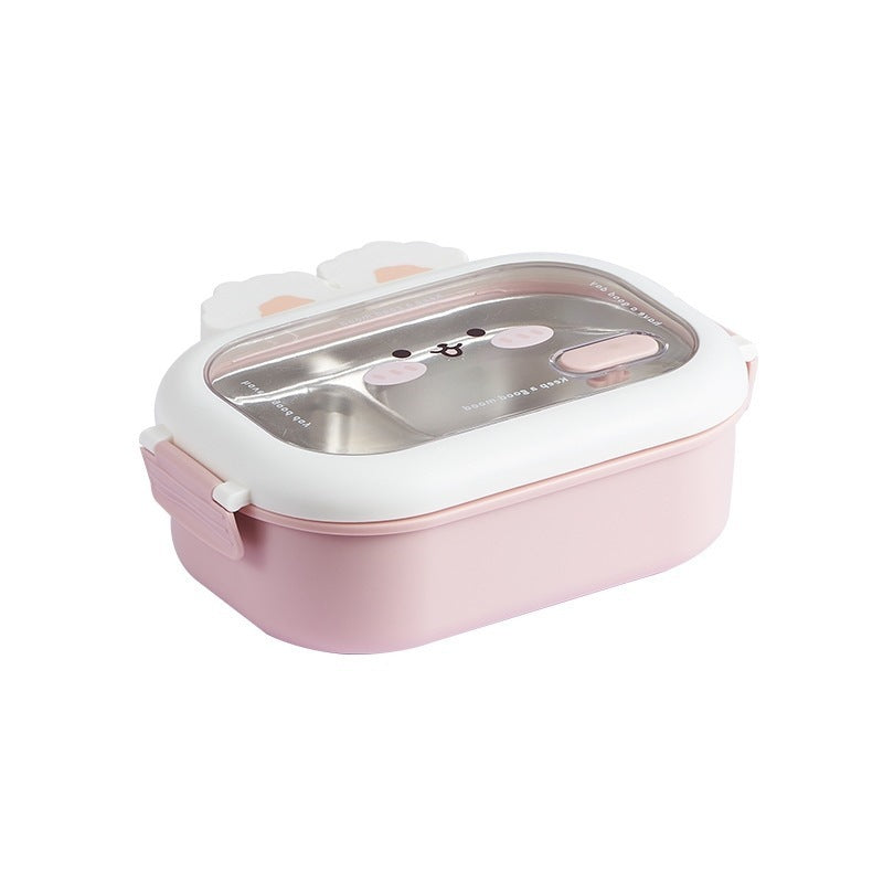 Cute Animal Design Multi-Compartment Bento Box