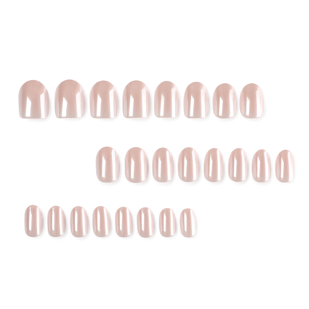 Elegant Gel Nails with Natural Shine Kalsten