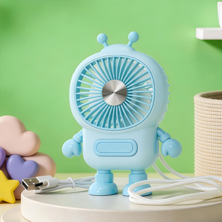 Ladies Portable Father's Hand Fan with USB Charging Function Kalsten