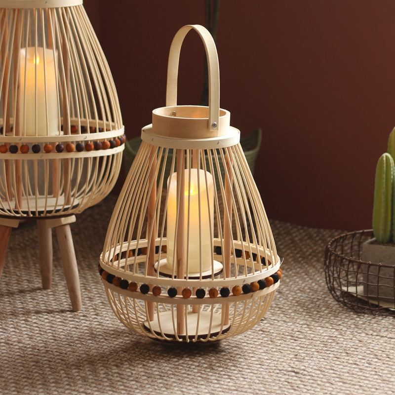 Handcrafted lantern made from natural materials Kalsten