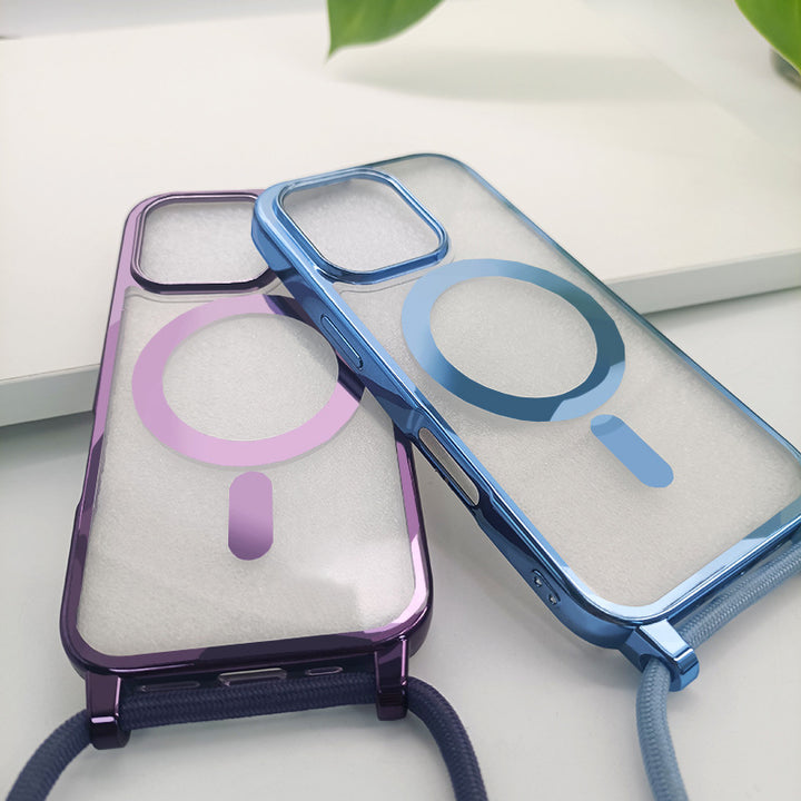 Magnetic Closure Smartphone Lanyard Case Kalsten