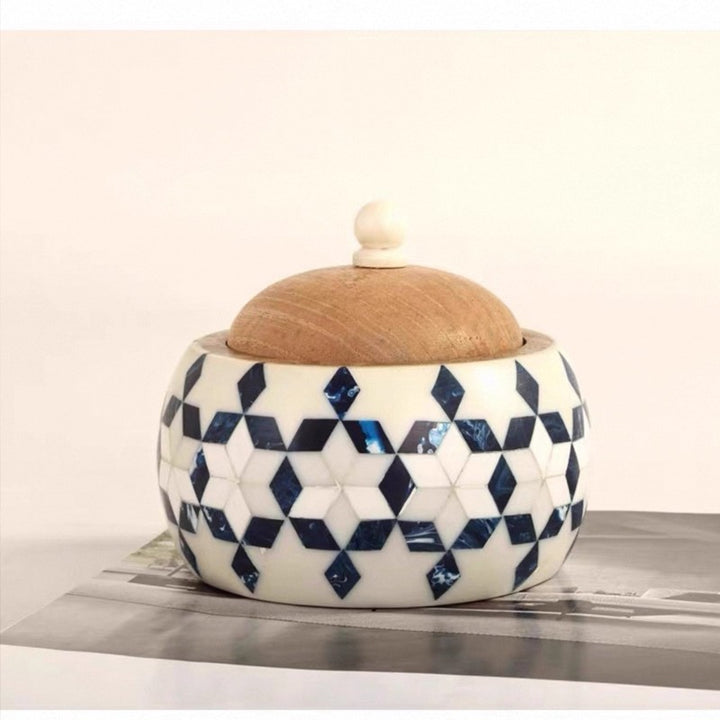 Decorative Geometric Storage Container