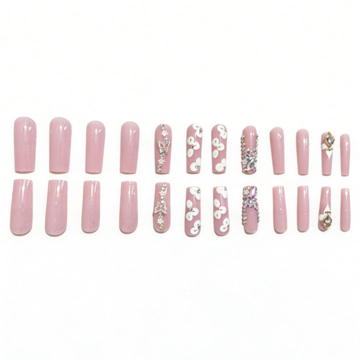 Luxury 3D Floral Press-On Nails Set Kalsten
