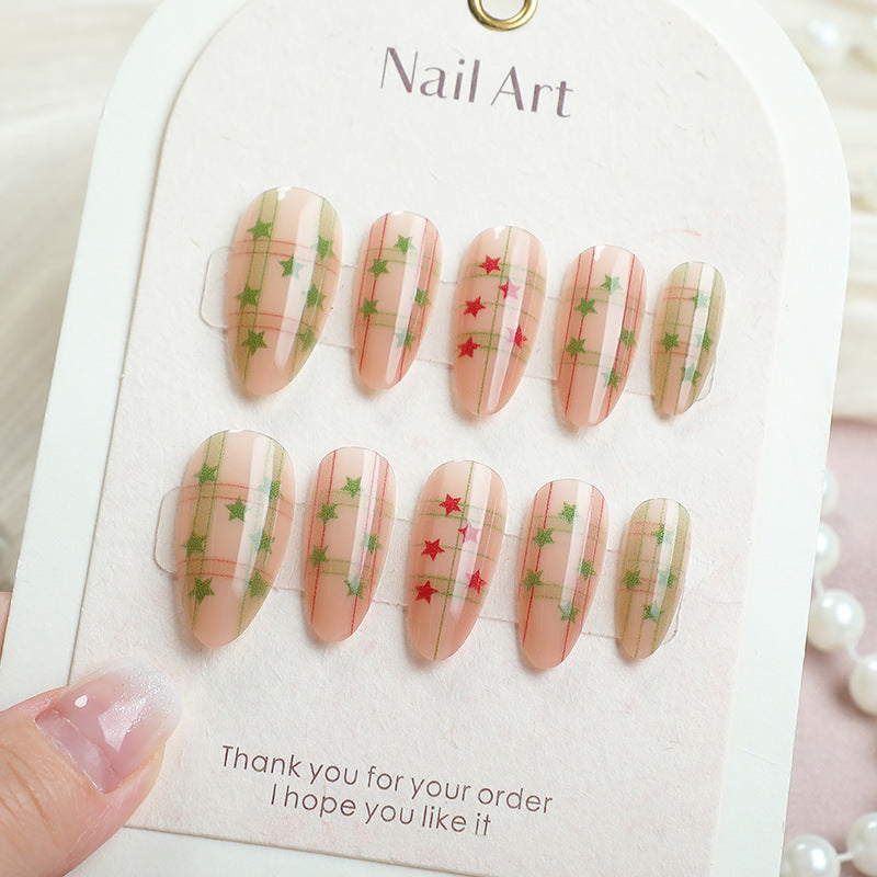 Patterned Press-On Nail Art Set