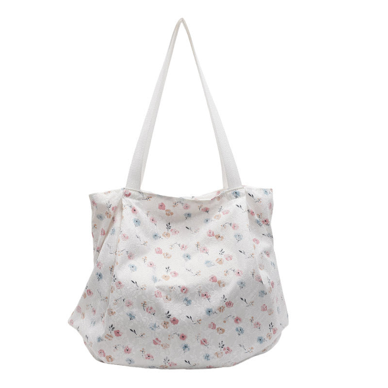 Floral Lace Spacious Tote Bag