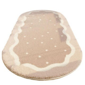 Playful Scalloped Area Rug