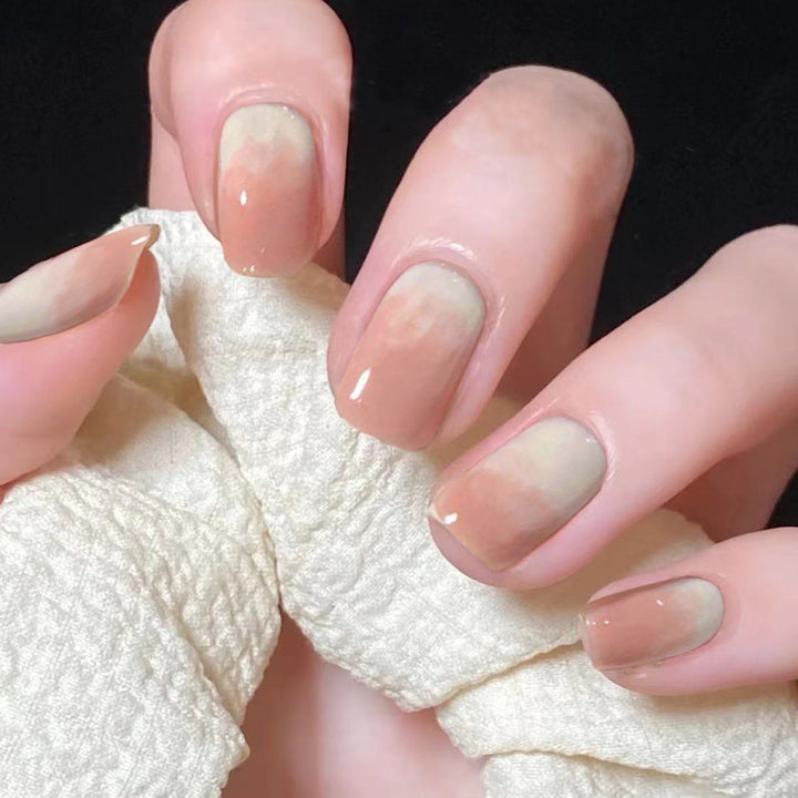 Elegant Nail Extensions in Modern Ombre Style Kalsten