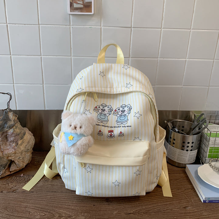 Backpack with Colorful Animal Design and Practical Compartments Kalsten