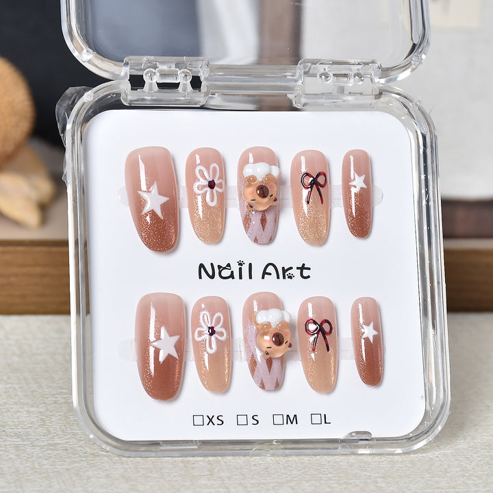 Premium Glamorous Press-On Nail Extensions Kalsten