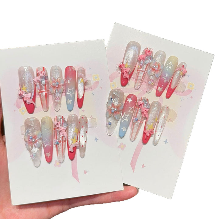 Artificial Nail Tips with Playful Design Kalsten