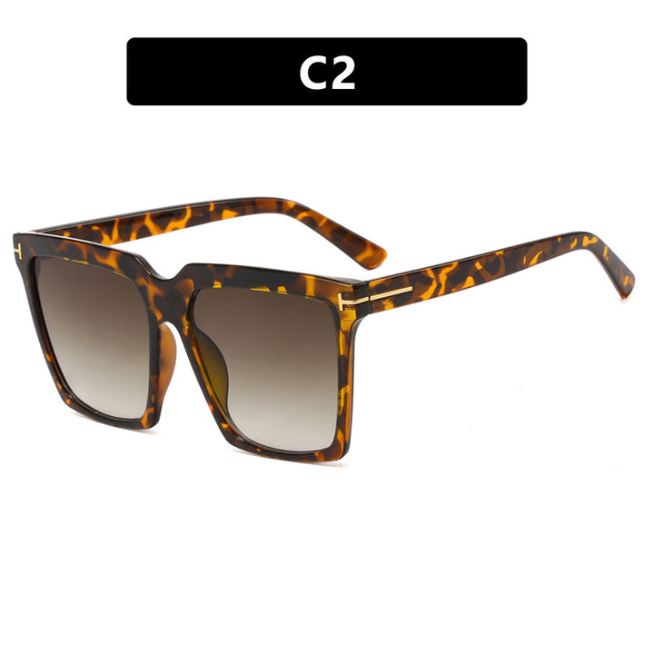 Women's square sunglasses with elegant metal accent Kalsten