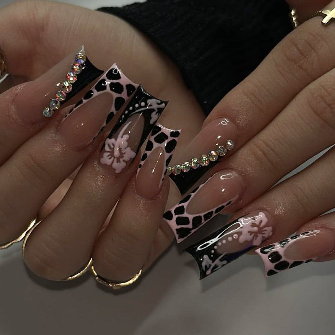 Artistic Long Acrylic Nail Set Kalsten