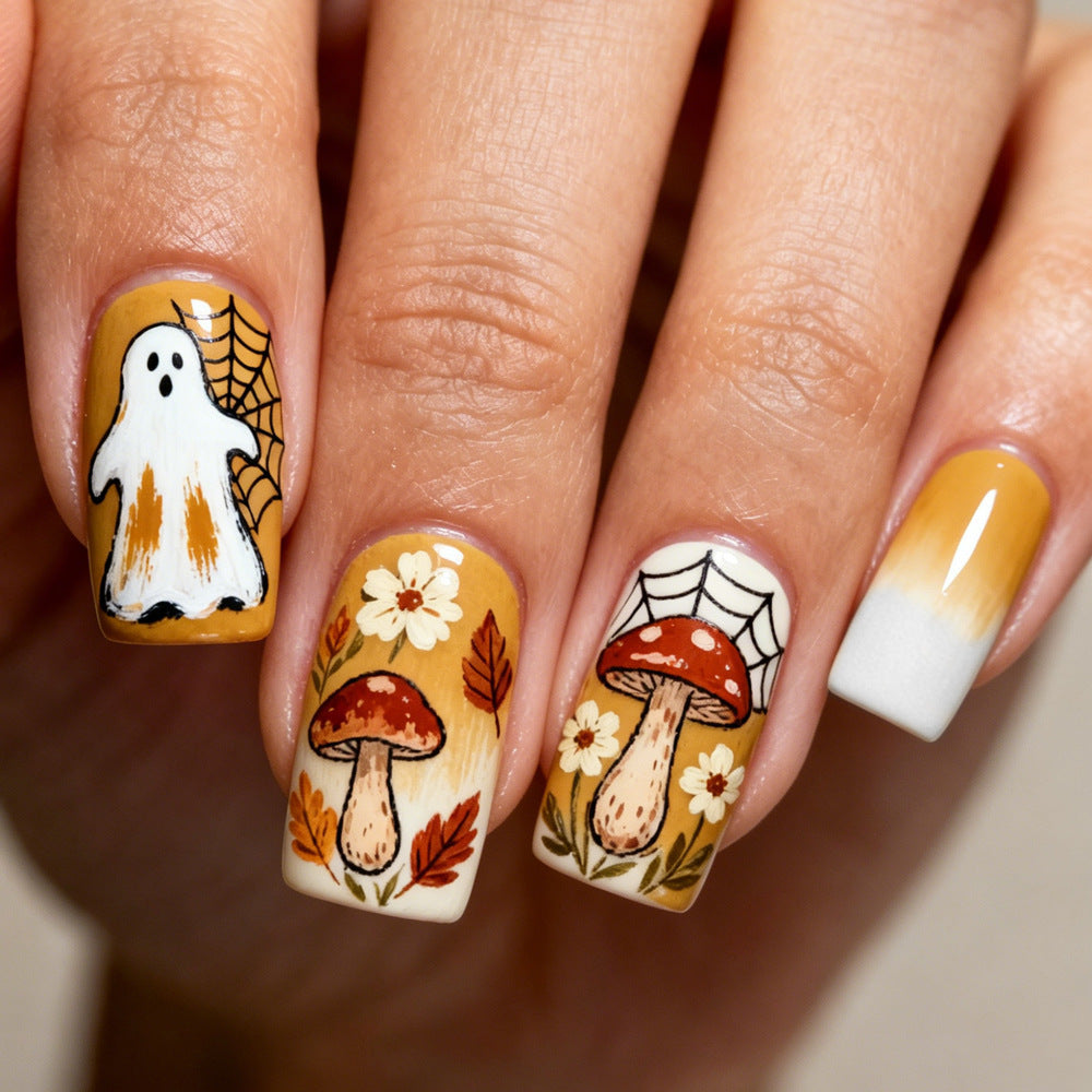 Artificial nails in Halloween design Kalsten