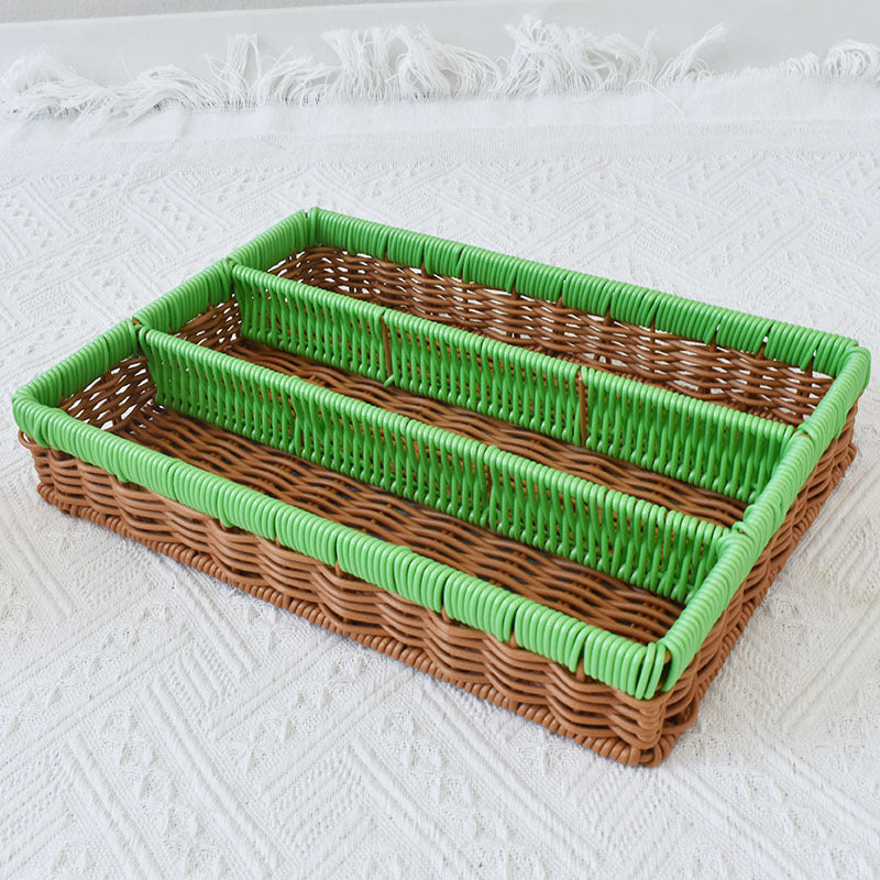 Multi-Tiered Woven Storage Tray Kalsten