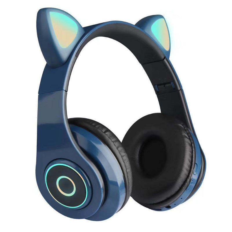 Wireless Over-Ear Headphones with Rgb Light Effects Kalsten