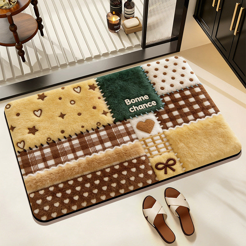 Plush Decorative Bath Mat