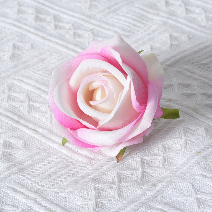 Decorative Velvet Rose Pin Brooch