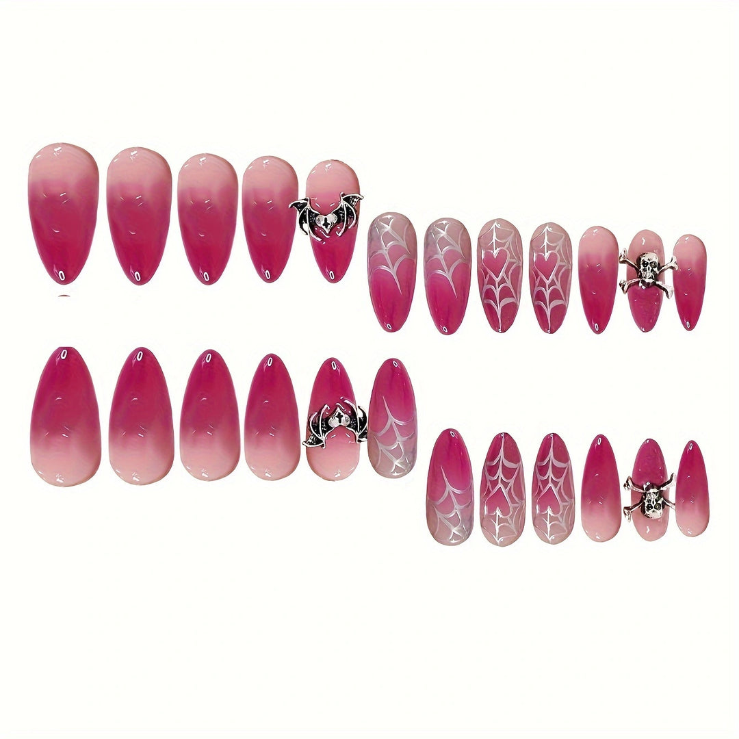Halloween-Inspired Gothic Press-On Nail Set Kalsten