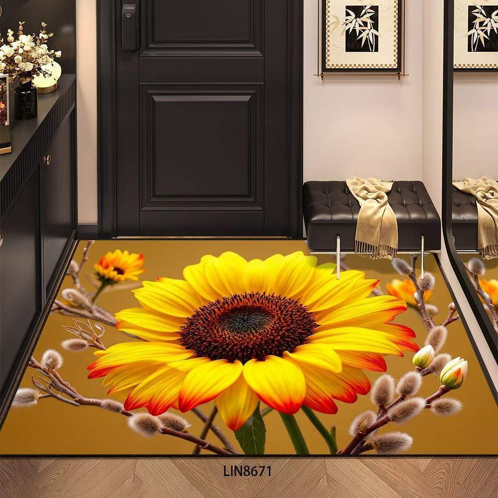 Floral Design Area Rug Kalsten