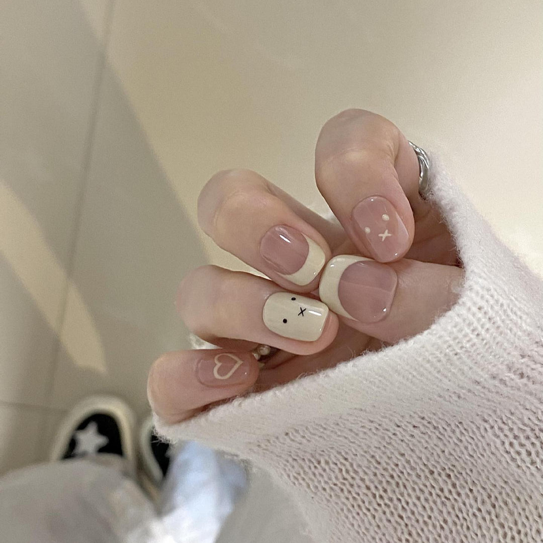 Art Nail Set with Creative Animal and Heart Design Kalsten