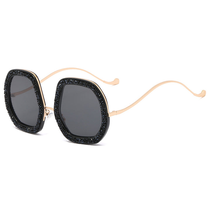Ladies extravagant sunglasses with sparkling frame Kalsten