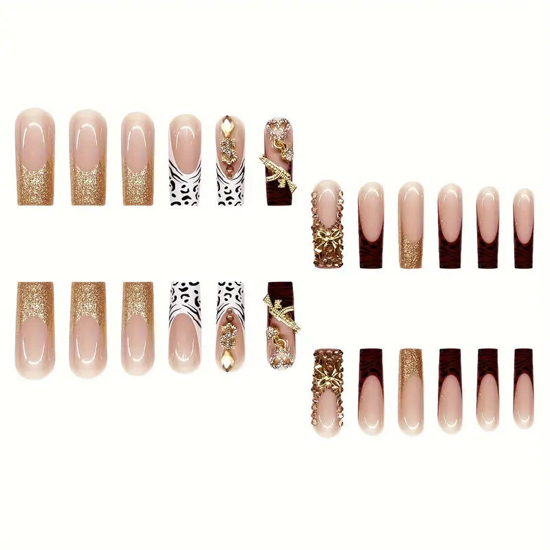 Luxury Themed Press-On Nail Art Kalsten