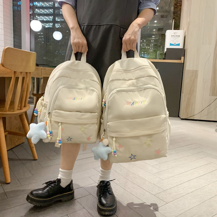 Playful Star-Embellished Backpack Kalsten
