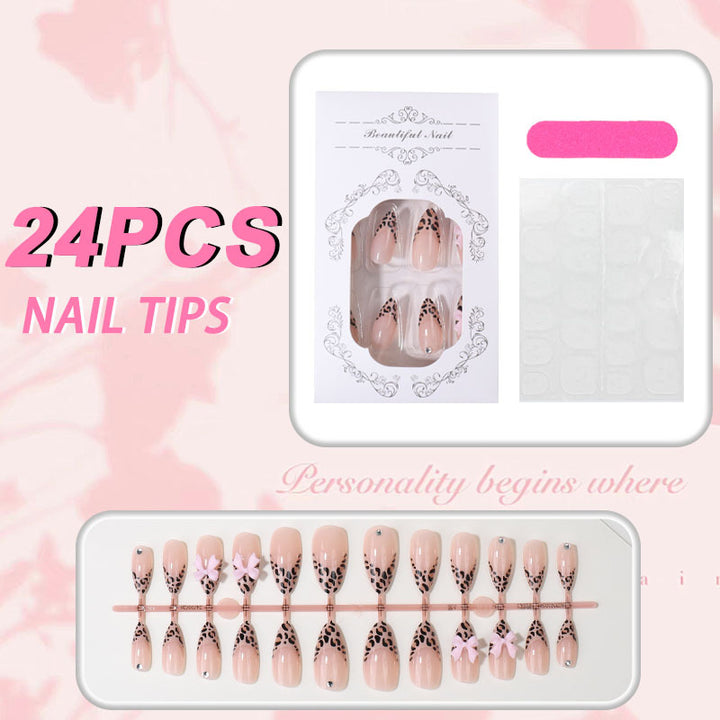Stylish Animal Print Press-On Nail Tips Kalsten