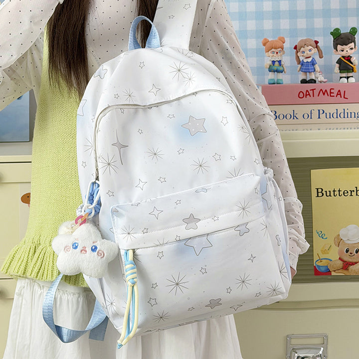 Starry Print Backpack Kalsten