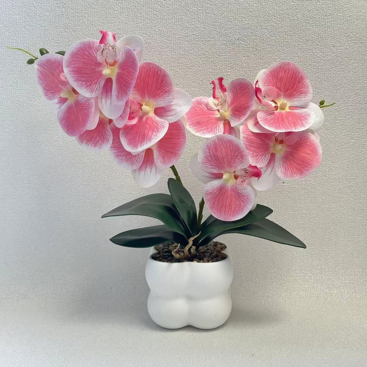 Artificial Orchid Arrangement for Home Decor and Indoor Display