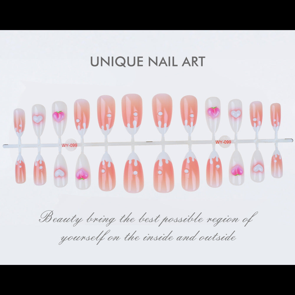 Decorative Press-On Nail Set Kalsten
