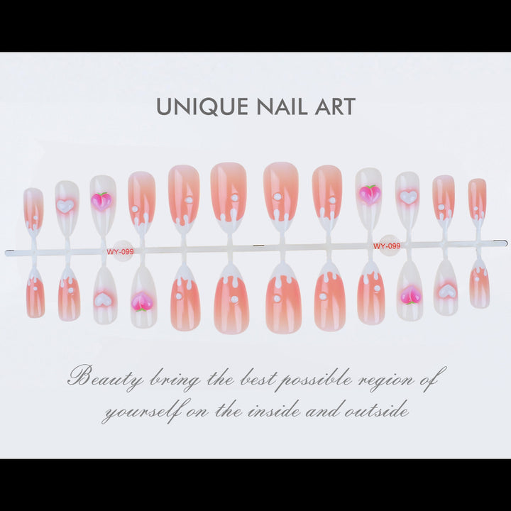 Decorative Press-On Nail Set Kalsten