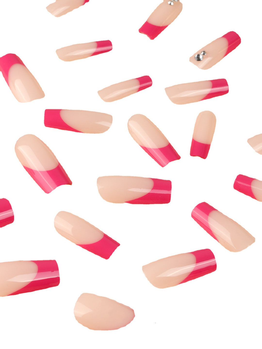 Stylish French Tip Nail Extensions Kalsten