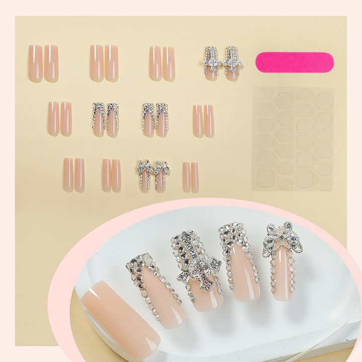 Artificial nails with elegant decoration Kalsten