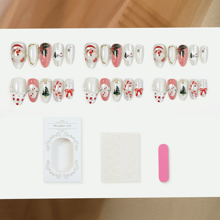 Festive motif artificial nails Kalsten