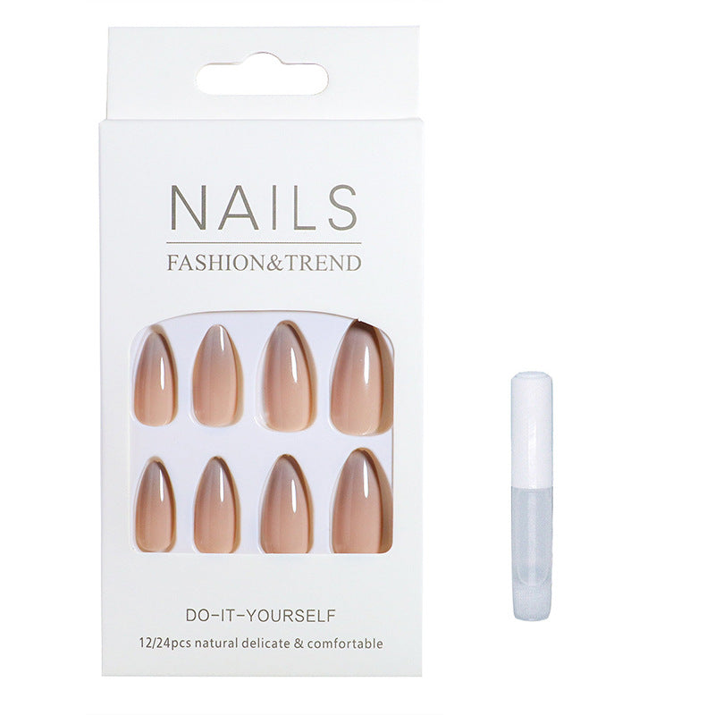 Natural Effect Press-On Nail Set Kalsten