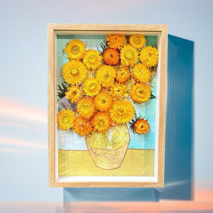 Decorative Floral Art Display for Stylish Interiors