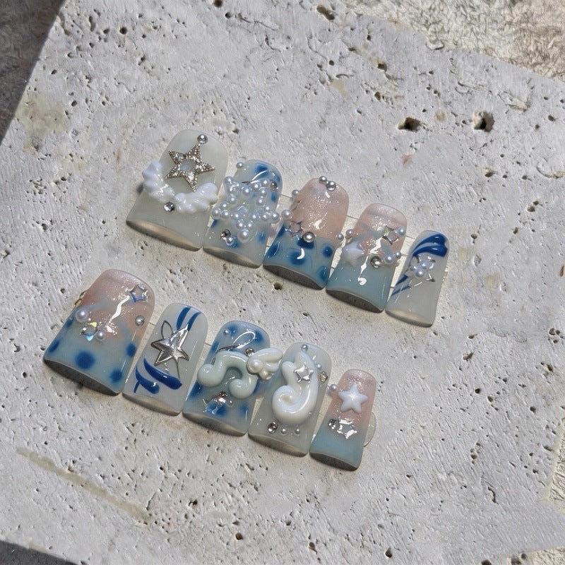 Decorative Themed Press-On Nail Art Set