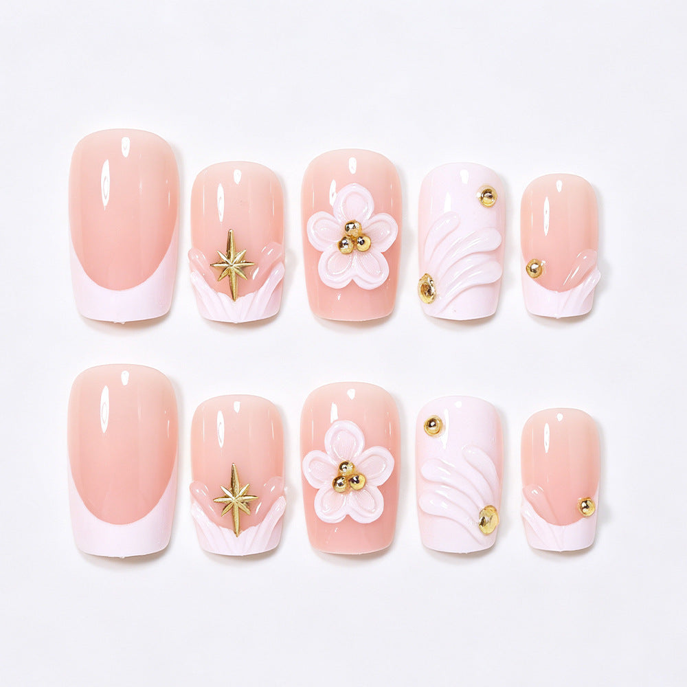 Floral-Themed 3D Nail Art Set Kalsten