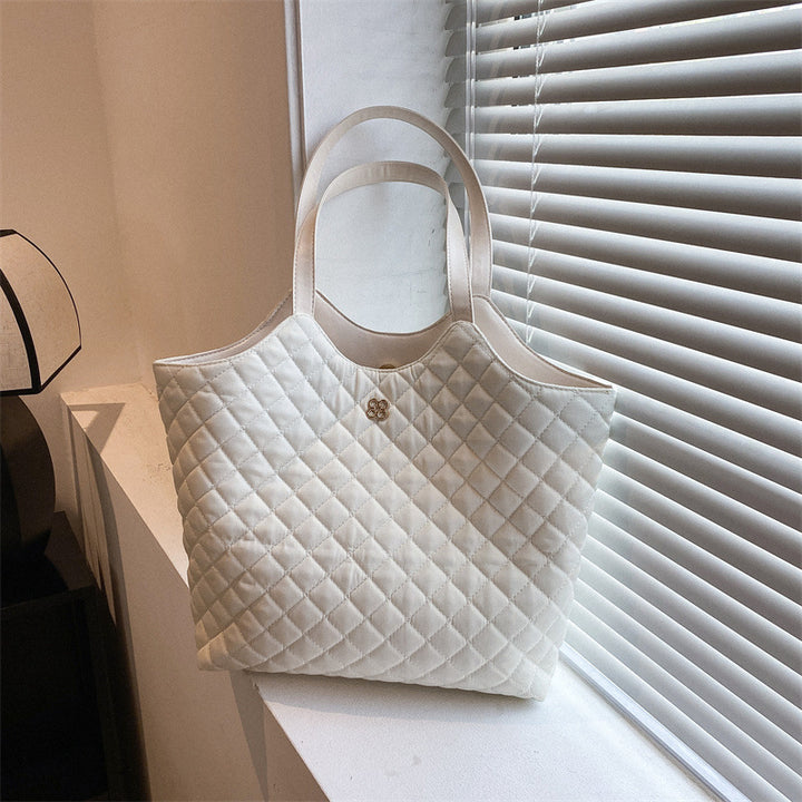 Quilted Reusable Shopping Tote