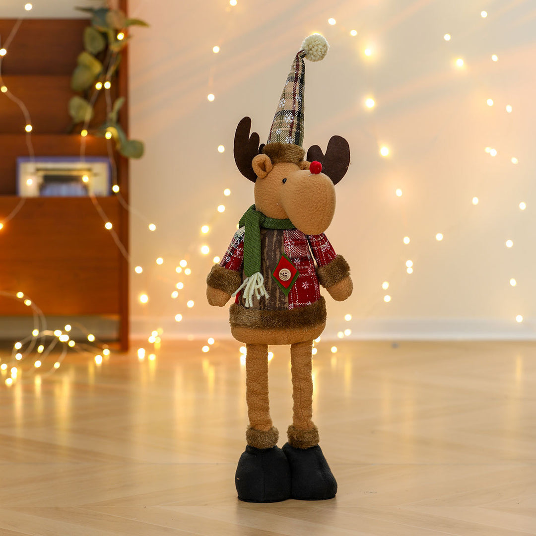 Whimsical Plush Santa Figurine Kalsten