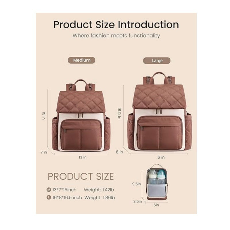 Quilted Multi-Purpose Backpack Kalsten