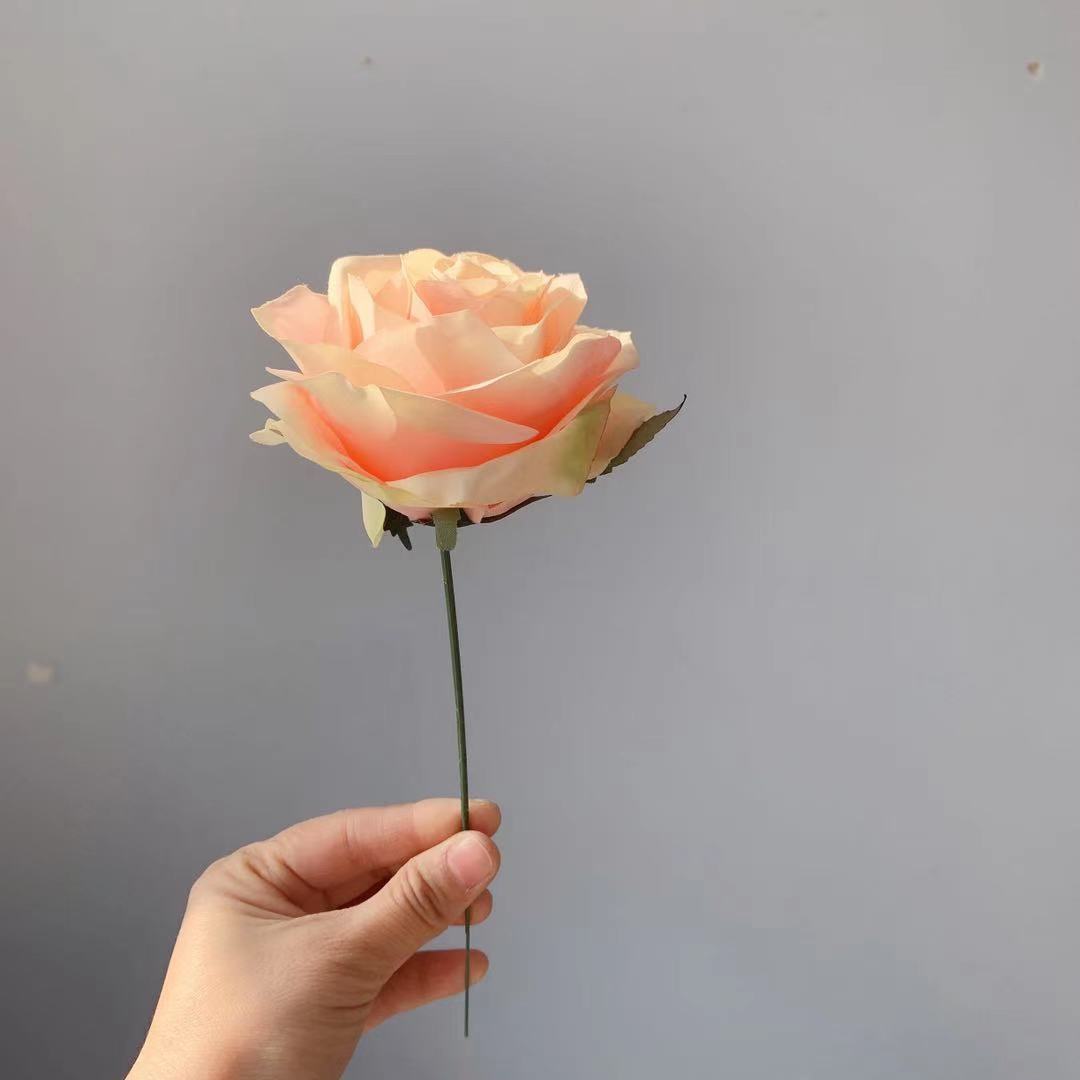 Realistic Silk Rose Stem