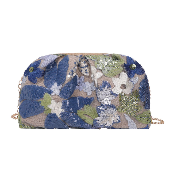 WoElegant Floral Sequin Clutch Bag Kalsten