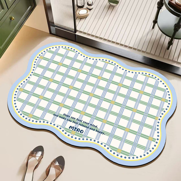 Cute Plush Bathroom Mat
