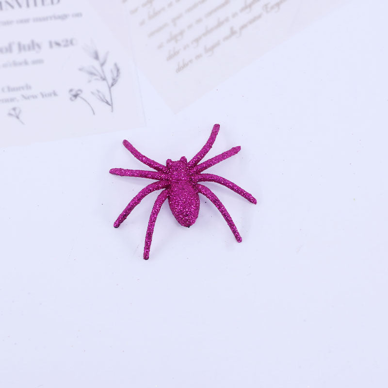 Glittered Halloween Spider Decoration Kalsten