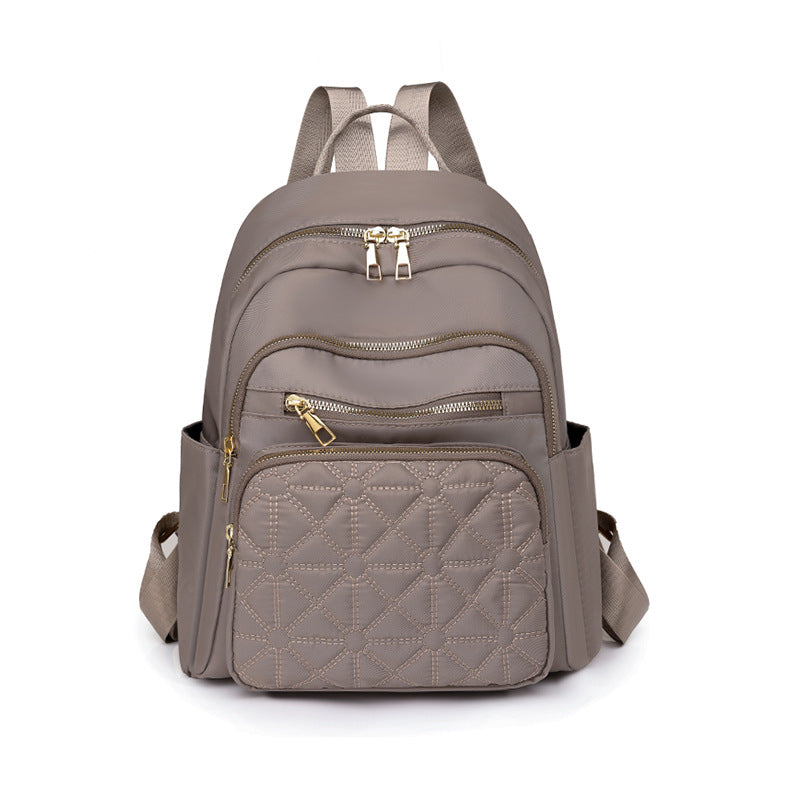 Stylish Multi-Functional Quilted Backpack