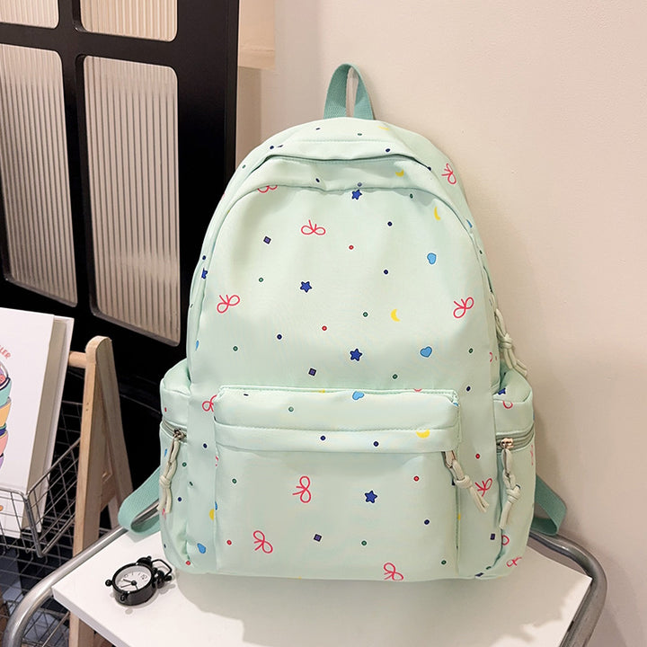 Fun Character Print School Backpack