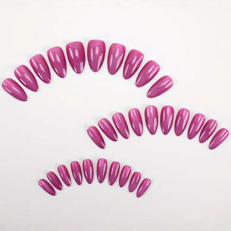 Long-Lasting Glossy Stiletto Nail Tips Kalsten